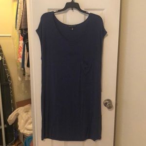 Blue T-shirt dress